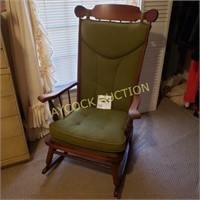 Rocking chair with cushions