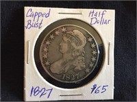 1827 Bust Half Dollar