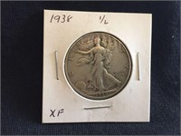 1938 Walking Liberty Half Dollar