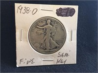 1938D Walking Liberty Half Dollar