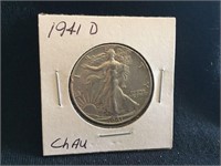 1941D Walking Liberty Half Dollar