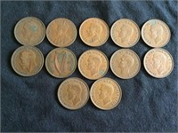 British & South African Pennies