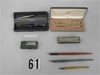 CROSS PEN & PENCIL SET, ETC.: