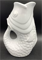 White Porcelain Fish Vase