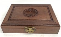 Walnut Dovetail Box with Lock & Key