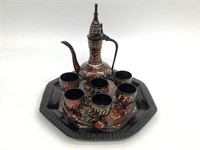 8pc Arabian Tea Set