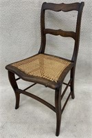 Early Antique Cane Bottom Chair