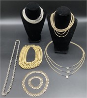 Gold & Silver Tone Chain Necklaces