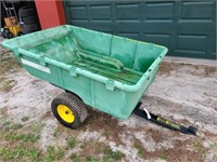Utility Cart for Lawn Tractor 59" x 39" x 15"D