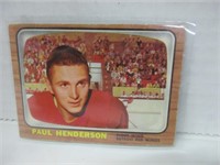 1966-67 PAUL HENDERSON HOCKEY CARD