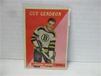 1958-59 "GUY GENDRON" HOCKEY CARD