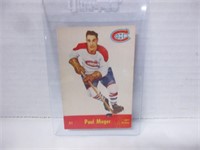 1955-56 "PAUL MEGER" HOCKEY CARD
