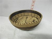 OLD HANDCARVED SHELL BOWL