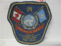 OLD EMBROIDERED UNITED NATIONS PATCH