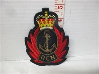 OLD EMBROIDERED RCN MILITARY PATCH