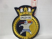 OLD H.M.C.S. INUVIK MILITARY PATCH