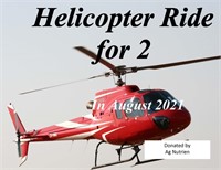 Helicopter Ride for 2 - In August 2021