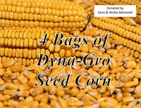 4 bags of Dyna-Gro Seed Corn