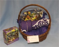 Purple Fun Basket with Blanket