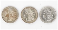 Coin 3 Scarce 1878 Morgan Silver Dollars