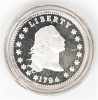 Coin 2 Troy Oz .999 Silver Round - 1794 Replica