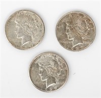 Coin 3 Nice S Minted Peace Silver Dollars