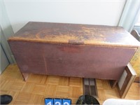 EARLY BLANKET CHEST TOP IS NOT HINGED - BRING HELP