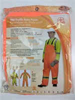 980 Traffic Rain Pants (5X Large, Hi-Viz Orange)