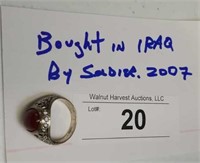 LADIES RING BOUGHT IN IRAQ BY SOLDIER IN 2007