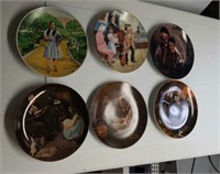 6 knowles Collector Plates