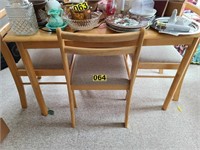 modern table with 4 chairs