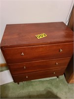 3 drawer pine cottage chest