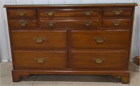 Drexel Wallace Nutting 9 drawer dresser with