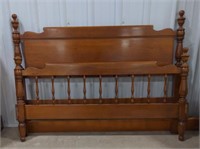 Drexel full size wooden bed frame, 55”