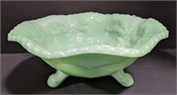 Vintage Jadeite Compote footed serving bowl.