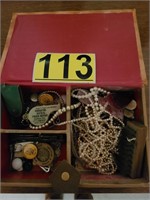 Jewelry Box with items