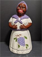 Ceramic cookie jar. Black Americana "mammy"