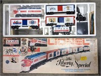 One vintage in box Lionel Train Set. The Liberty