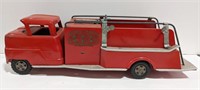 Vintage metal toy truck. S.F.D. Pumper fire