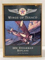 Texaco  wings of Texaco 1931 stearman biplane