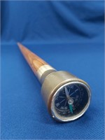 Cane with Compass in Handle - 35"