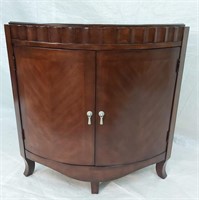 Mahogany Corner Cabinet w Double Doors