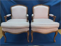 Pair of Rose Coloured Parlour Chairs
