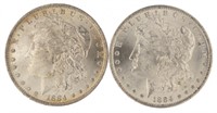 1884 New Orleans BU Morgan Silver Dollar