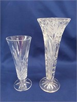 Crystal Flute Vases