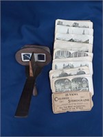 Antique Stereograph w/ Cards