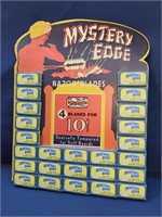 Mystery Edge Razor Blades Store Display