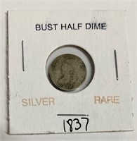 1837 Silver Bust Half Dime