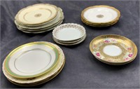 Assorted Vintage Small Plates & Saucers