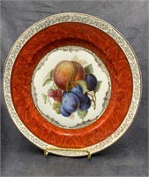 Hand-Painted Fruit Plate